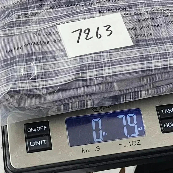 Jos. A. Bank tailored button down plaid men's dress shirt XL - Picture 5 of 5